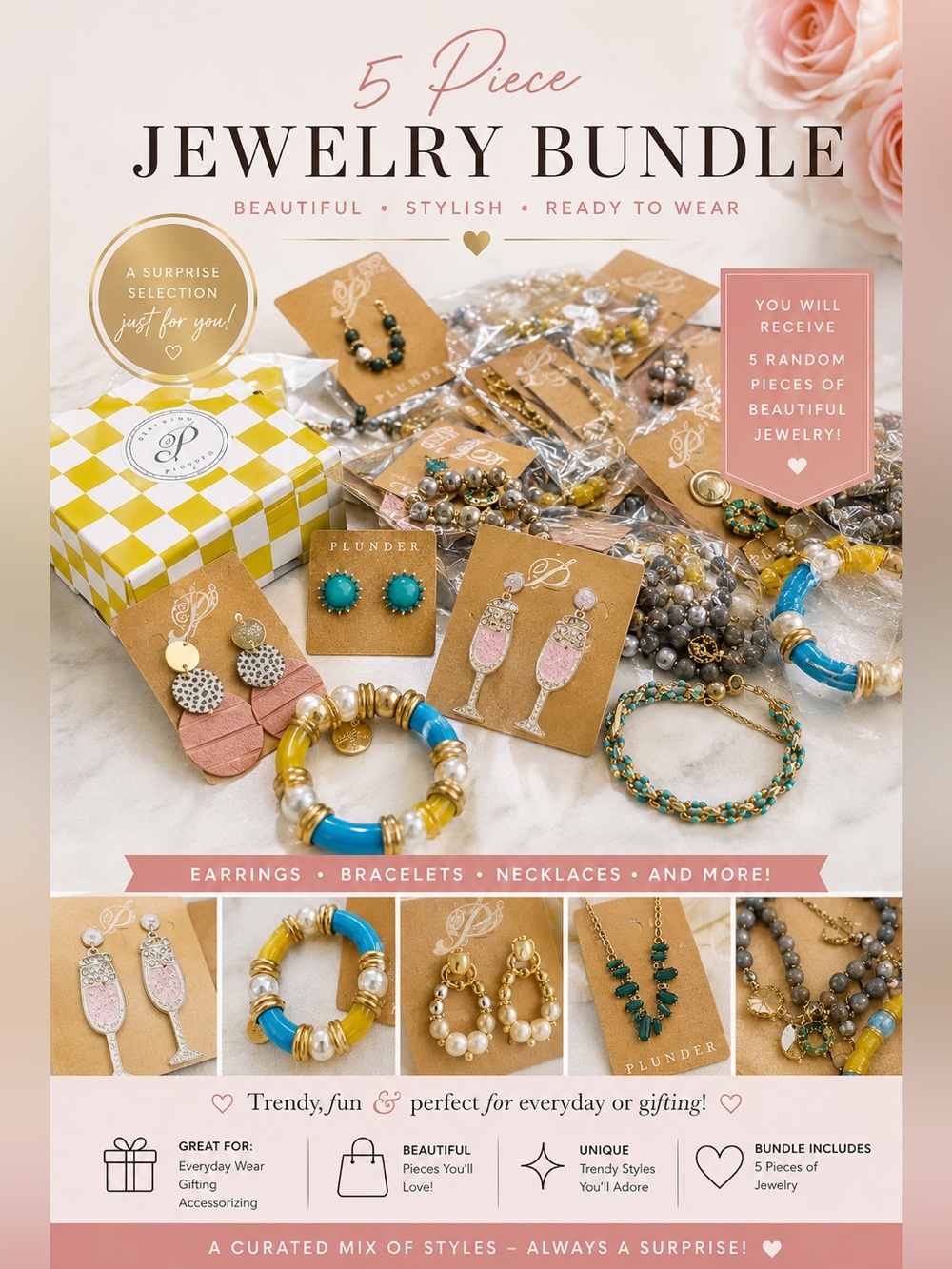 Plunder 5 Piece Jewelry Bundle